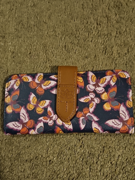 Time and Tru Accessories - Butterfly Print Women's Wallet